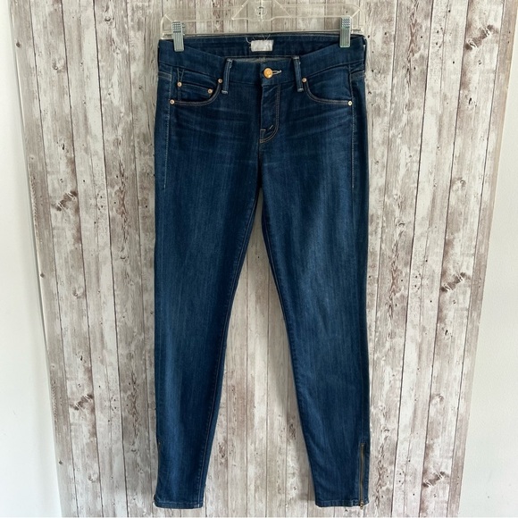 MOTHER Denim - MOTHER The Looker Ankle Zipper Skinny Jeans 25